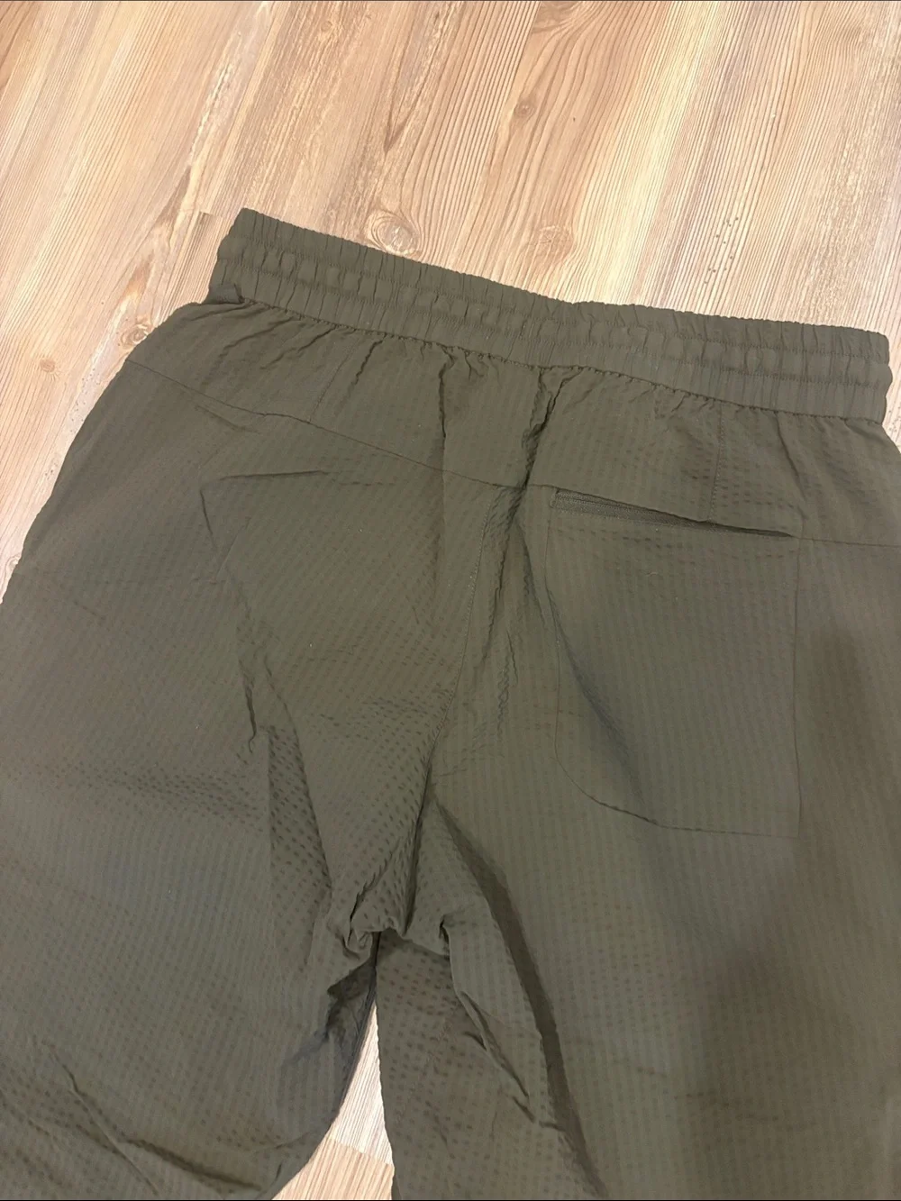 lululemon athletica Olive Green Cropped jogger Cargo Pants